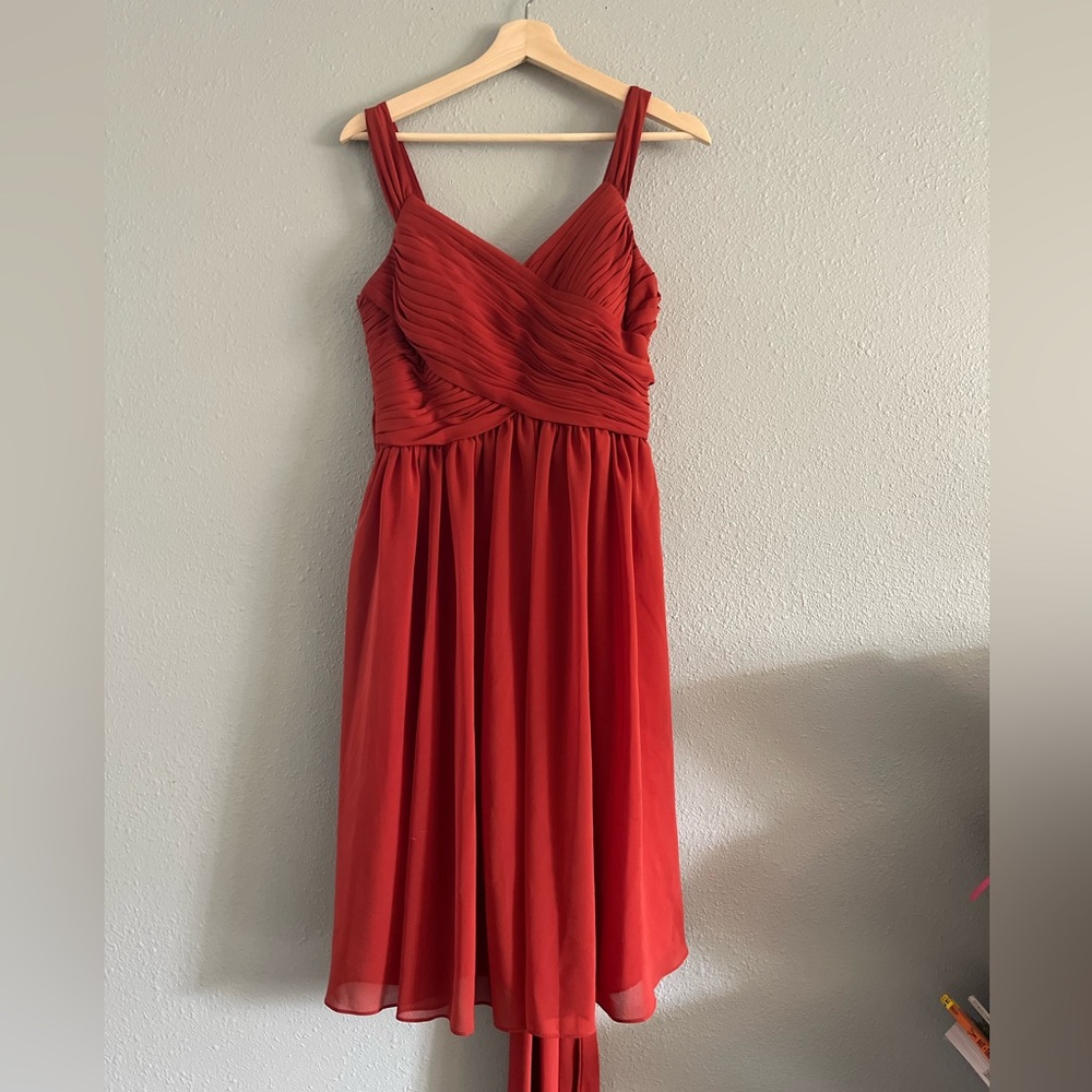 Rust colored bridesmaid dress - worn once